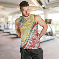 Hawaiian Quilt Pattern Men Tank Top Special Color Mixed LT01 Multicolor - Polynesian Pride