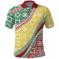 Hawaiian Quilt Pattern Polo Shirt Special Color Mixed LT01 Multicolor - Polynesian Pride