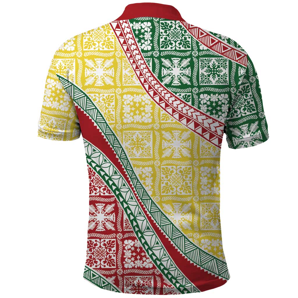 Hawaiian Quilt Pattern Polo Shirt Special Color Mixed LT01 - Polynesian Pride