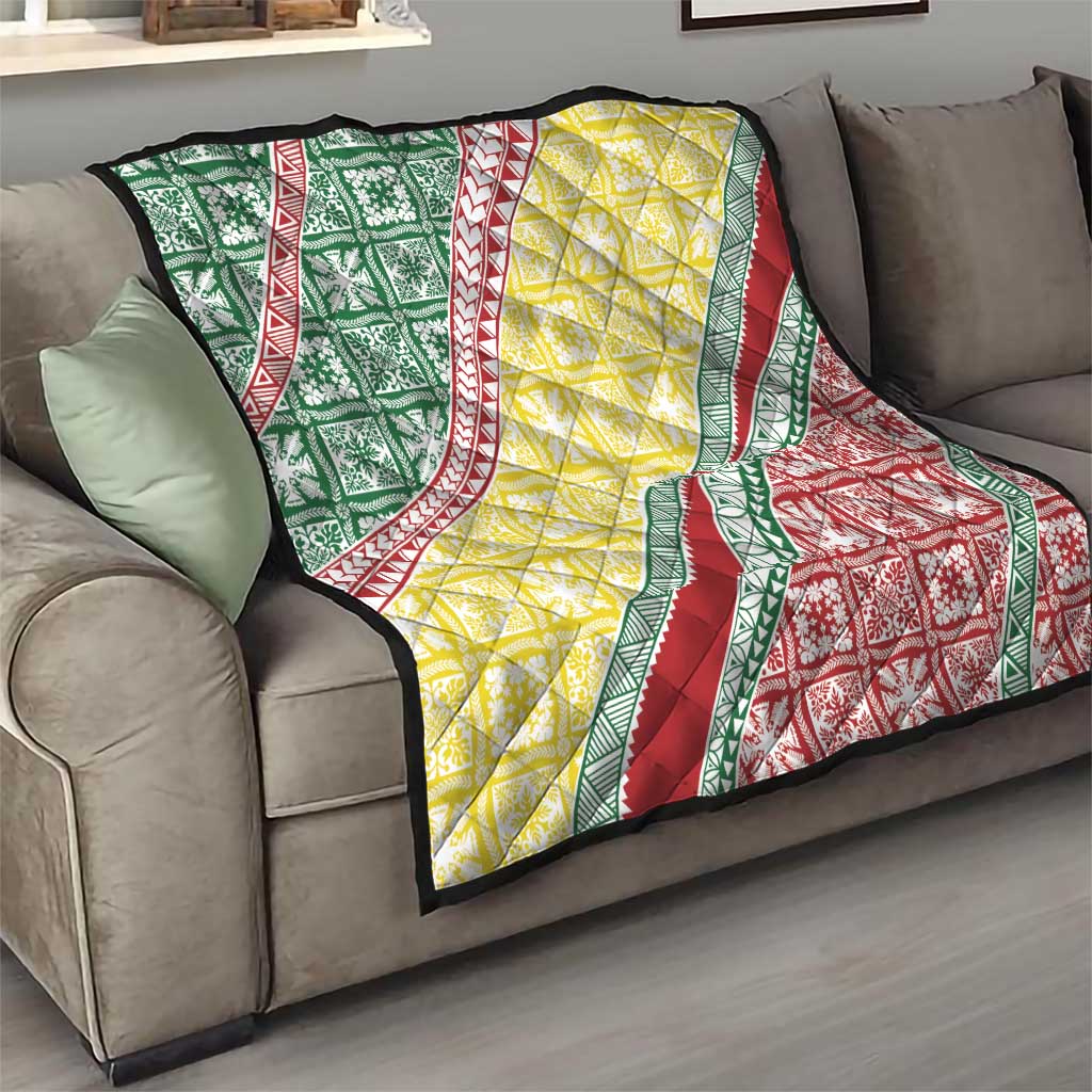 Hawaiian Quilt Pattern Quilt Special Color Mixed LT01 - Polynesian Pride