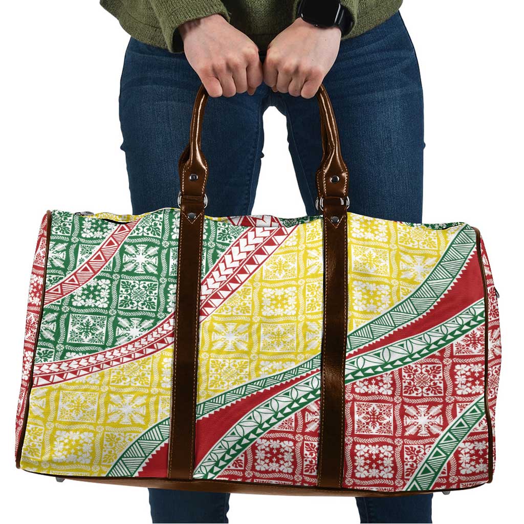 Hawaiian Quilt Pattern Travel Bag Special Color Mixed LT01 Multicolor - Polynesian Pride