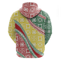 Hawaiian Quilt Pattern Zip Hoodie Special Color Mixed LT01 - Polynesian Pride