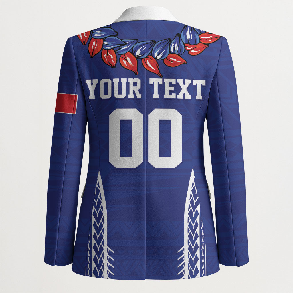 Custom Rugby Samoa 2026 Blazer UlaFala Polynesian Pattern LT01 - Polynesian Pride