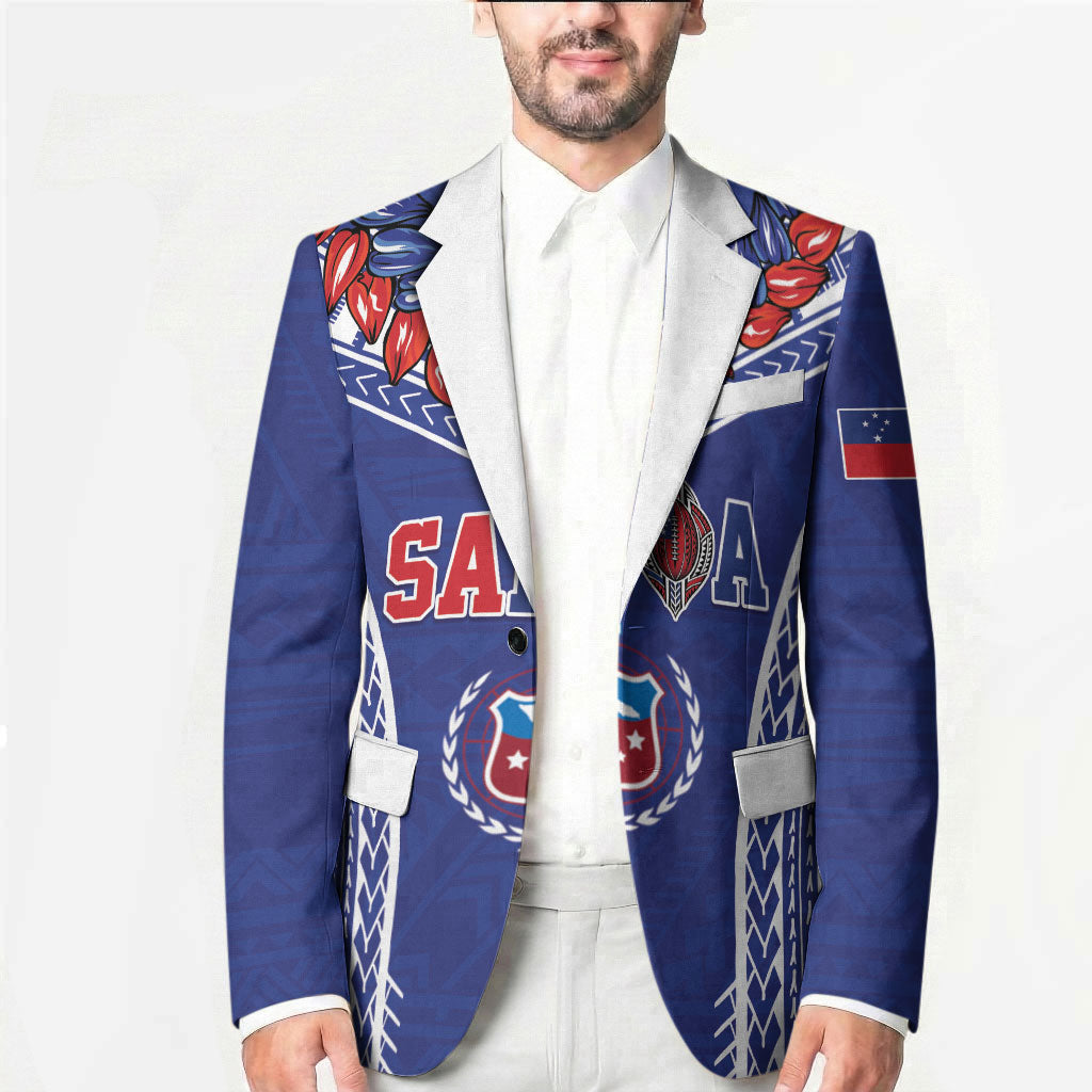 Custom Rugby Samoa 2026 Blazer UlaFala Polynesian Pattern LT01 - Polynesian Pride