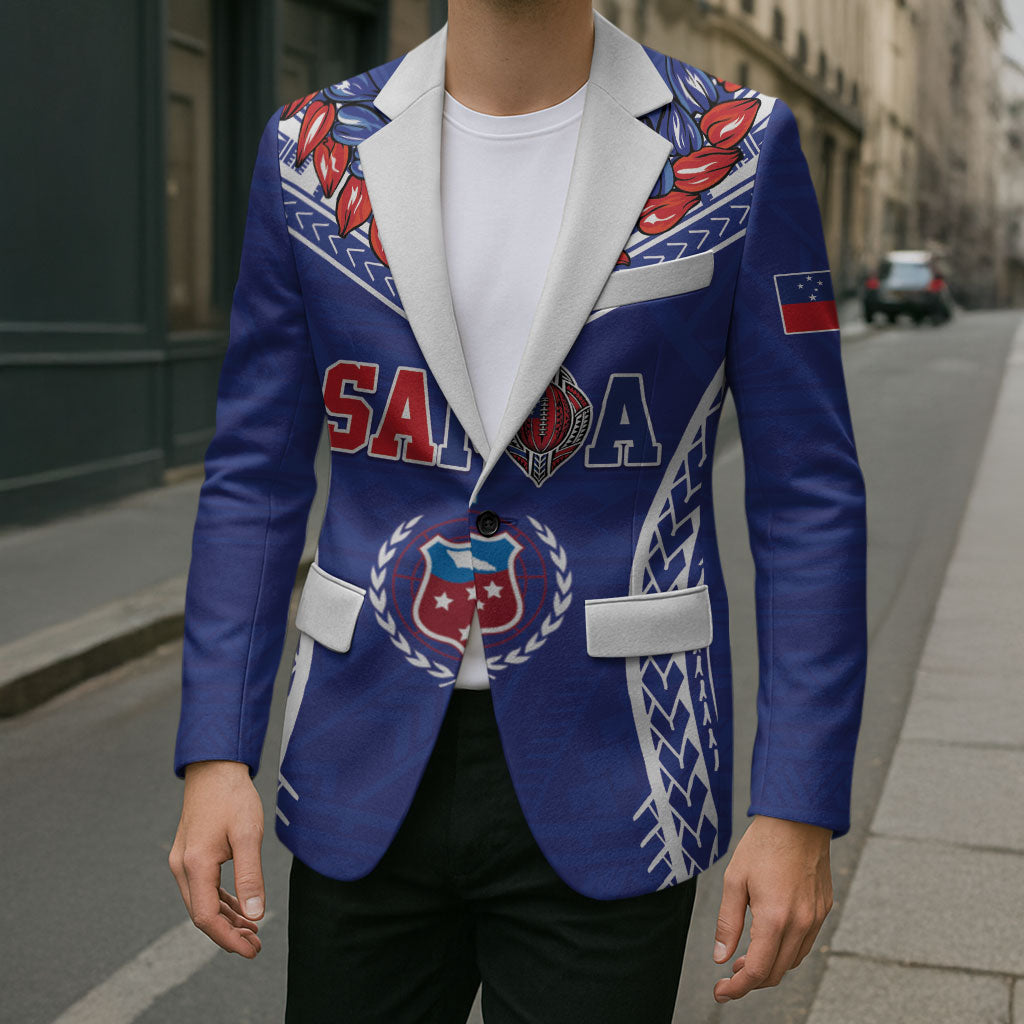 Custom Rugby Samoa 2026 Blazer UlaFala Polynesian Pattern LT01 - Polynesian Pride