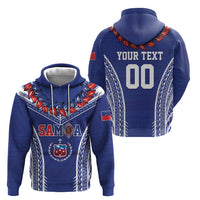 Custom Rugby Samoa 2026 Hoodie UlaFala Polynesian Pattern LT01 - Polynesian Pride