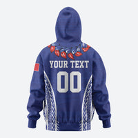Custom Rugby Samoa 2026 Hoodie UlaFala Polynesian Pattern LT01 - Polynesian Pride