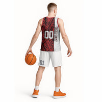 Custom Rugby Tonga 2026 Basketball Jersey Ngatu Pattern Special Version