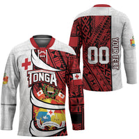 Custom Rugby Tonga 2026 Hockey Jersey Ngatu Pattern Special Version LT01 - Polynesian Pride
