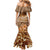 Personalised Fiji Masi Mermaid Dress Bula Fijian Masi Tapa Vintage Style LT01 - Polynesian Pride