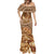 Personalised Fiji Masi Mermaid Dress Bula Fijian Masi Tapa Vintage Style LT01 - Polynesian Pride