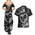 Polynesian Turtle Valentine Couples Matching Summer Maxi Dress and Hawaiian Shirt You And Me Hibiscus Heart LT01 - Polynesian Pride