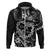 Polynesian Turtle Valentine Hoodie You And Me Hibiscus Heart LT01 Zip Hoodie Black - Polynesian Pride