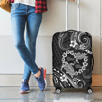 Polynesian Turtle Valentine Luggage Cover You And Me Hibiscus Heart LT01 - Polynesian Pride