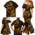 Polynesian Turtle Valentine Family Matching Mermaid Dress and Hawaiian Shirt You And Me Gold Hibiscus Heart LT01 - Polynesian Pride