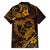 Polynesian Turtle Valentine Family Matching Puletasi and Hawaiian Shirt You And Me Gold Hibiscus Heart LT01 - Polynesian Pride