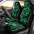 Polynesian Turtle Valentine Car Seat Cover You And Me Green Hibiscus Heart LT01 - Polynesian Pride