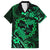 Polynesian Turtle Valentine Family Matching Long Sleeve Bodycon Dress and Hawaiian Shirt You And Me Green Hibiscus Heart LT01 Dad's Shirt - Short Sleeve Green - Polynesian Pride