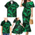 Polynesian Turtle Valentine Family Matching Mermaid Dress and Hawaiian Shirt You And Me Green Hibiscus Heart LT01 - Polynesian Pride