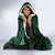 Polynesian Turtle Valentine Hooded Blanket You And Me Green Hibiscus Heart LT01 - Polynesian Pride