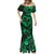 Polynesian Turtle Valentine Mermaid Dress You And Me Green Hibiscus Heart LT01 - Polynesian Pride