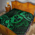 Polynesian Turtle Valentine Quilt You And Me Green Hibiscus Heart LT01 - Polynesian Pride