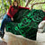 Polynesian Turtle Valentine Quilt You And Me Green Hibiscus Heart LT01 - Polynesian Pride