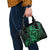 Polynesian Turtle Valentine Shoulder Handbag You And Me Green Hibiscus Heart LT01 - Polynesian Pride