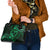 Polynesian Turtle Valentine Shoulder Handbag You And Me Green Hibiscus Heart LT01 - Polynesian Pride