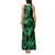 Polynesian Turtle Valentine Tank Maxi Dress You And Me Green Hibiscus Heart LT01 - Polynesian Pride