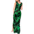 Polynesian Turtle Valentine Tank Maxi Dress You And Me Green Hibiscus Heart LT01 - Polynesian Pride