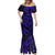 Polynesian Turtle Valentine Mermaid Dress You And Me Navy Blue Hibiscus Heart LT01 - Polynesian Pride