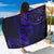 Polynesian Turtle Valentine Sarong You And Me Navy Blue Hibiscus Heart LT01 One Size 44 x 66 inches Blue - Polynesian Pride