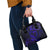 Polynesian Turtle Valentine Shoulder Handbag You And Me Navy Blue Hibiscus Heart LT01 - Polynesian Pride