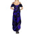 Polynesian Turtle Valentine Summer Maxi Dress You And Me Navy Blue Hibiscus Heart LT01 - Polynesian Pride