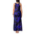 Polynesian Turtle Valentine Tank Maxi Dress You And Me Navy Blue Hibiscus Heart LT01 - Polynesian Pride