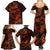 Polynesian Turtle Valentine Family Matching Summer Maxi Dress and Hawaiian Shirt You And Me Orange Hibiscus Heart LT01 - Polynesian Pride