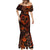 Polynesian Turtle Valentine Mermaid Dress You And Me Orange Hibiscus Heart LT01 - Polynesian Pride