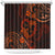 Polynesian Turtle Valentine Shower Curtain You And Me Orange Hibiscus Heart LT01 Orange - Polynesian Pride