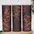 Polynesian Turtle Valentine Skinny Tumbler You And Me Orange Hibiscus Heart