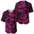 Polynesian Turtle Valentine Baseball Jersey You And Me Pink Hibiscus Heart LT01 - Polynesian Pride