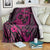 Polynesian Turtle Valentine Blanket You And Me Pink Hibiscus Heart LT01 - Polynesian Pride