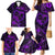 Polynesian Turtle Valentine Family Matching Mermaid Dress and Hawaiian Shirt You And Me Purple Hibiscus Heart LT01 - Polynesian Pride