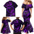 Polynesian Turtle Valentine Family Matching Mermaid Dress and Hawaiian Shirt You And Me Purple Hibiscus Heart LT01 - Polynesian Pride