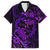 Polynesian Turtle Valentine Family Matching Off Shoulder Long Sleeve Dress and Hawaiian Shirt You And Me Purple Hibiscus Heart LT01 Dad's Shirt - Short Sleeve Purple - Polynesian Pride