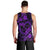 Polynesian Turtle Valentine Men Tank Top You And Me Purple Hibiscus Heart LT01 - Polynesian Pride