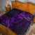 Polynesian Turtle Valentine Quilt You And Me Purple Hibiscus Heart LT01 - Polynesian Pride