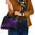 Polynesian Turtle Valentine Shoulder Handbag You And Me Purple Hibiscus Heart LT01 - Polynesian Pride