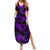 Polynesian Turtle Valentine Summer Maxi Dress You And Me Purple Hibiscus Heart LT01 Women Purple - Polynesian Pride