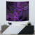 Polynesian Turtle Valentine Tapestry You And Me Purple Hibiscus Heart LT01 - Polynesian Pride